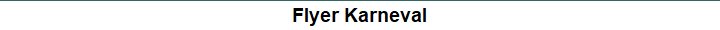 Flyer Karneval