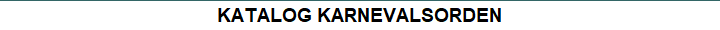 KATALOG KARNEVALSORDEN