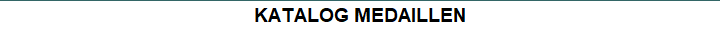 KATALOG MEDAILLEN