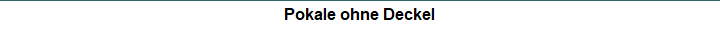 Pokale ohne Deckel