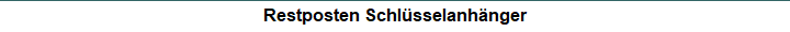 Restposten Schlsselanhnger